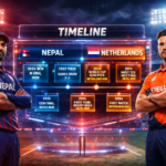 Nepal National Cricket Team Vs Netherlands National Cricket Team Timeline