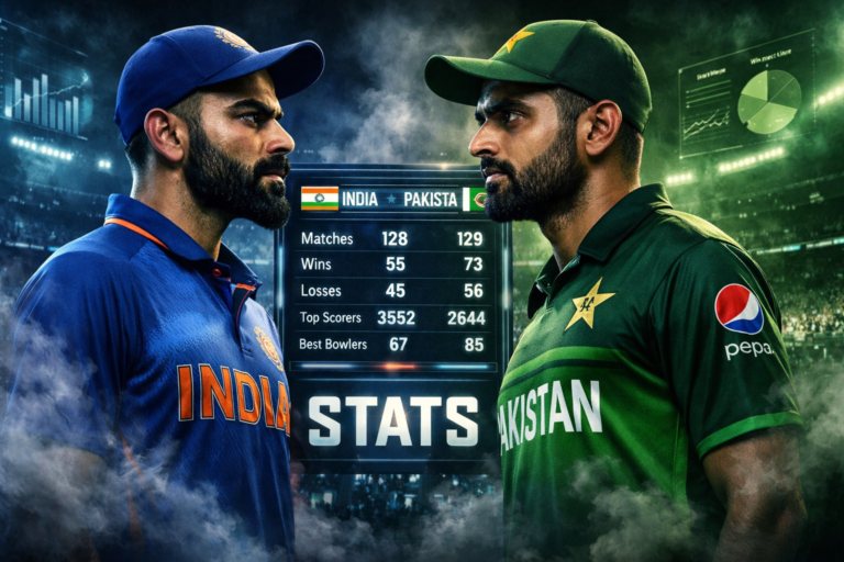 India National Cricket Team Vs Pakistan National Cricket Team Stats