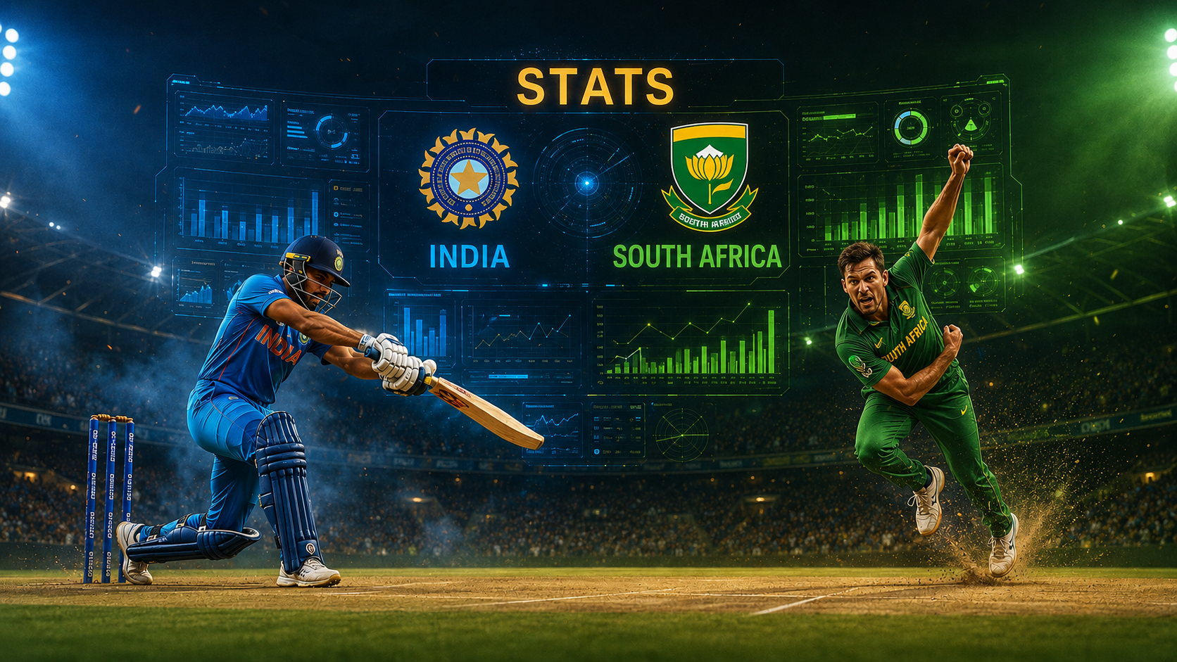India National Cricket Team Vs South Africa National Cricket Team Stats