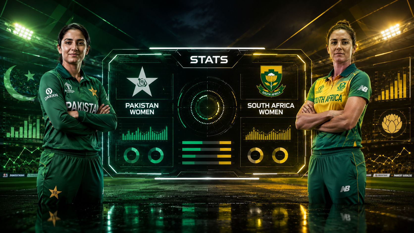 Pakistan Women's National Cricket Team Vs South Africa Women's National Cricket Team Stats
