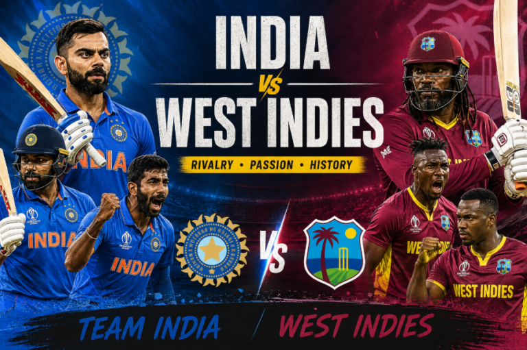 India National Cricket Team Vs West Indies Cricket Team Match Scorecard