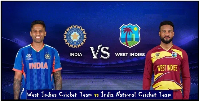 West Indies Cricket Team vs India National Cricket Team Timeline