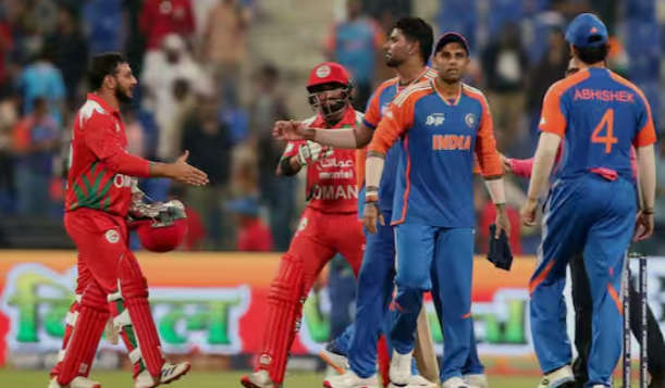 india national cricket team vs oman national cricket team match scorecard