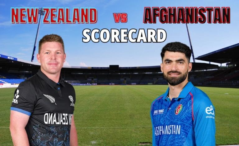 Afghanistan National Cricket Team Vs New Zealand National Cricket Team Match Scorecard