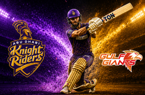 Abu Dhabi Knight Riders Vs Gulf Giants Match Scorecard