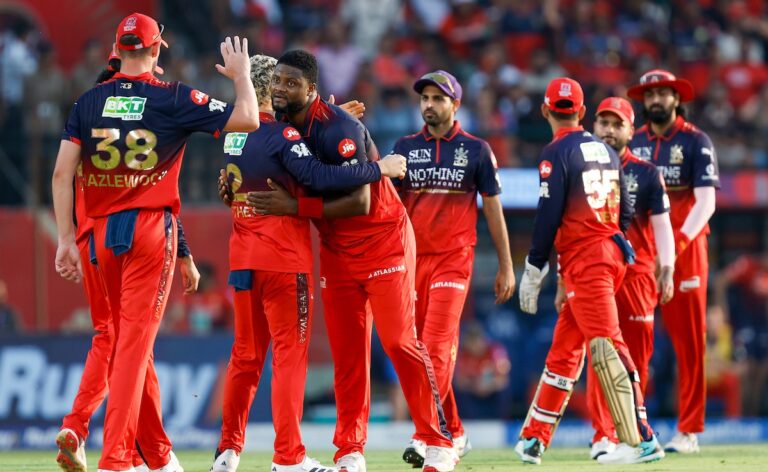 Royal Challengers Bengaluru Vs Punjab Kings Match Scorecard